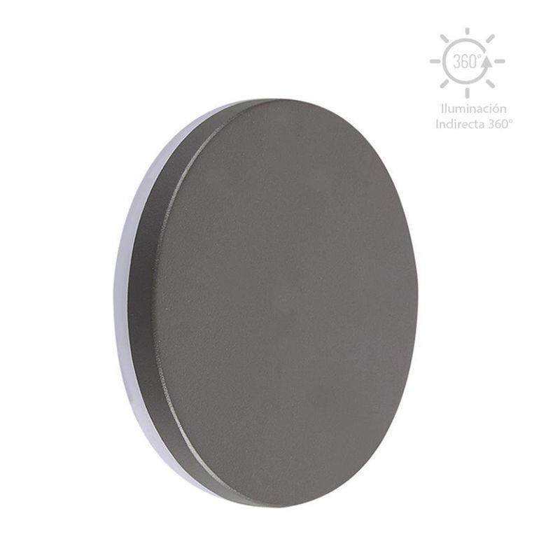 Lámpara Led De Sobreponer Gris 10W - Tecnolite
