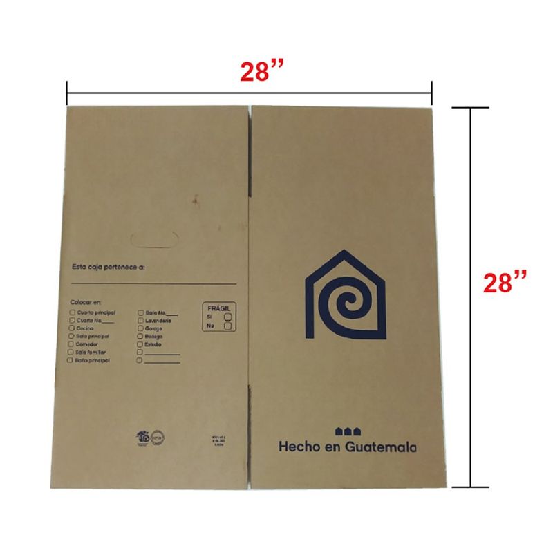 Caja De Cartón Para Mudanza Mediana 34X35X35 Cm