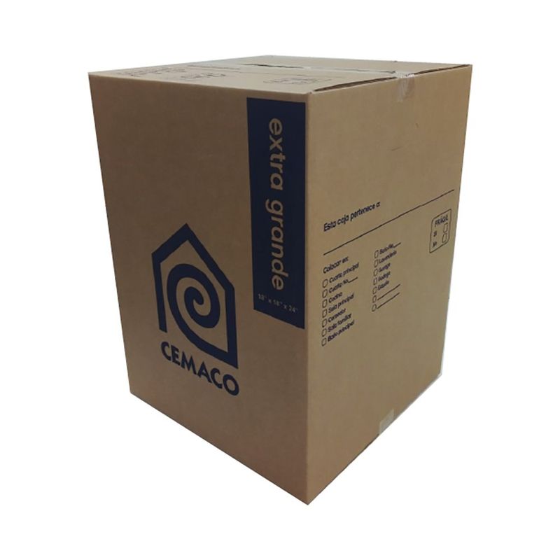 Caja De Cartón Para Mudanza Extra Grande 60X45X45 Cm