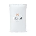 Set De 2 Almohadas De Algodón - Livim Natural Home Varios Tamaños