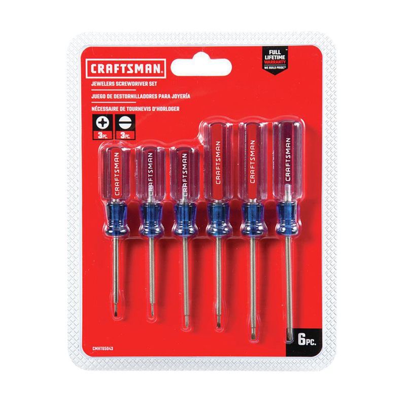 Kit De 6 Pzas Destornilladores De Precisión - Craftsman