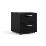 Mesa De Noche Turin Negra 40x40x42 Cm - Tvilum