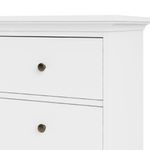 Gavetero Monet De 4 Gavetas Blanco 96X49X87 Cm - Tvilum