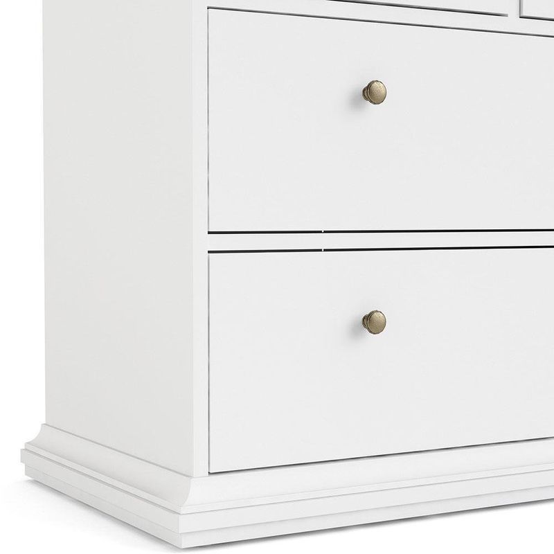 Gavetero Monet De 4 Gavetas Blanco 96X49X87 Cm - Tvilum