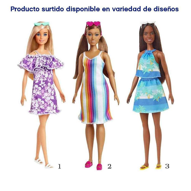 Barbie Fashionista Malibu 50 Aniversario Disenos Surtidos Barbie Cemaco