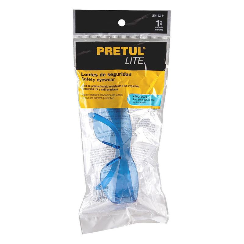 Lentes De Seguridad Azul Pretul Cemaco