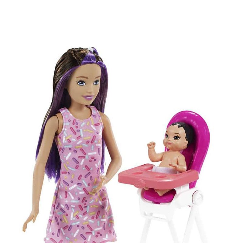 Set De Muñeca Niñera Fiesta De Cumpleaños Skipper - Barbie