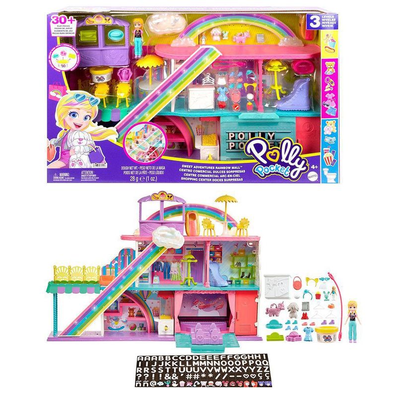 Set Mega Centro Comercial Pollyville - Polly Pocket