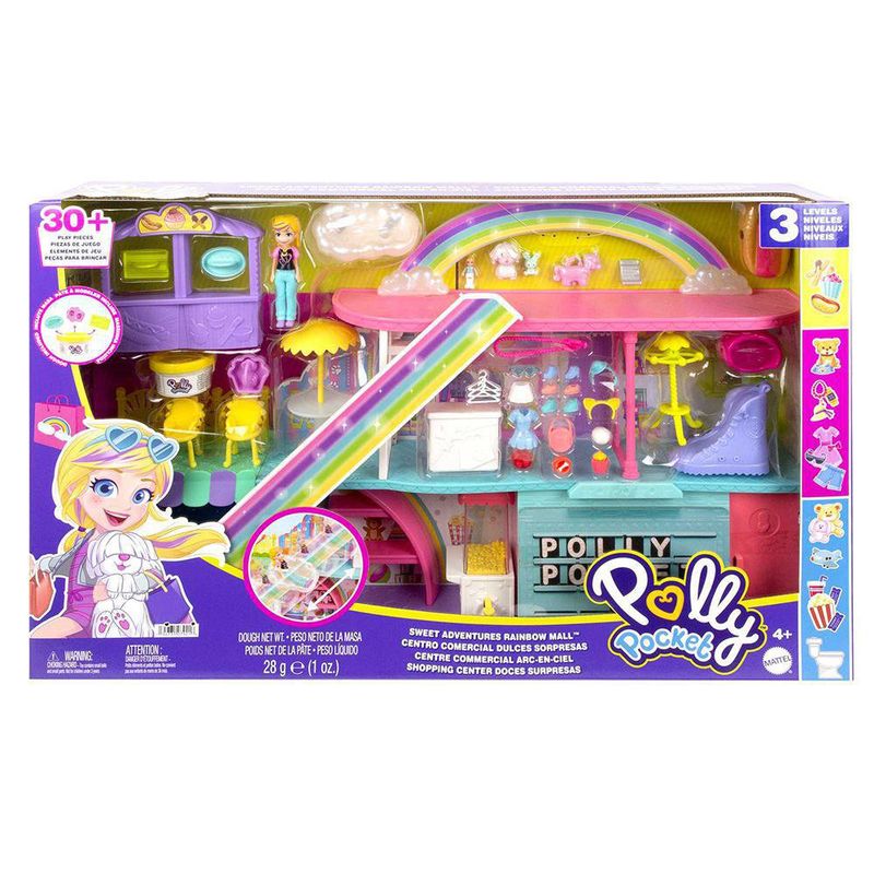 Set Mega Centro Comercial Pollyville - Polly Pocket