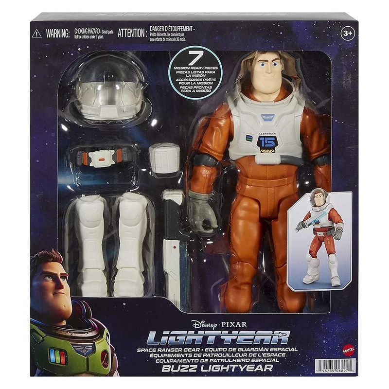 Figura De Acción Buzz Space Ranger Gear XL-01 - Lightyear