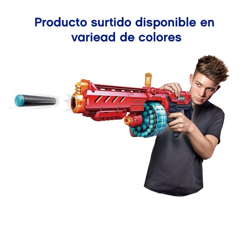 Lanzador De Dardos X-Shot Turbo Fire Colores Surtidos - Zuru
