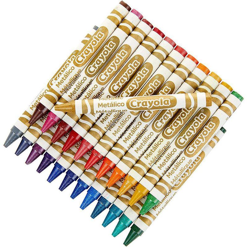 Crayones De Cera Metálico 24 Colores - Crayola
