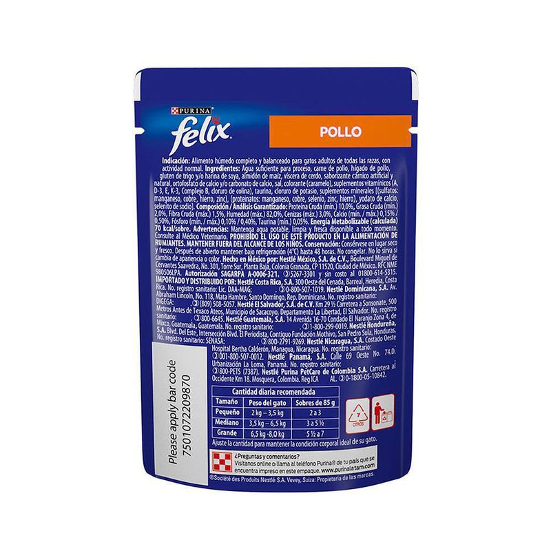 Sobre-De-Comida-Para-Gato-Sabor-Pollo-En-Salsa-85-G---Purina-Felix