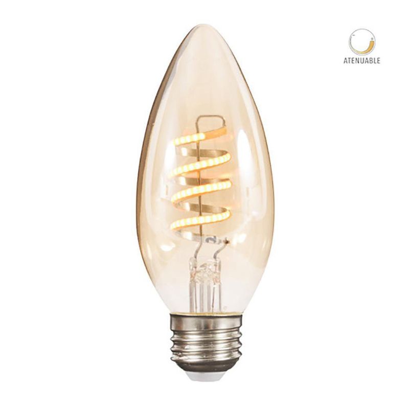 Bombilla Led Decorativa Torpedo Luz Cálida Base E27 De 3.8 W - Tecnolite