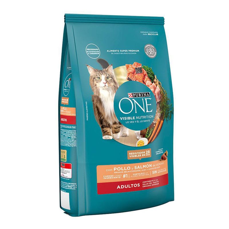 Purina One Gato Adulto Pollo Y Salmón 2Kg  - Purina One