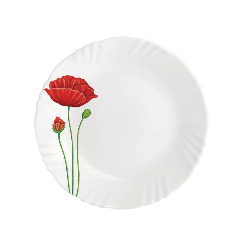 Vajilla Red Poppy 12 Pzas - Toscana