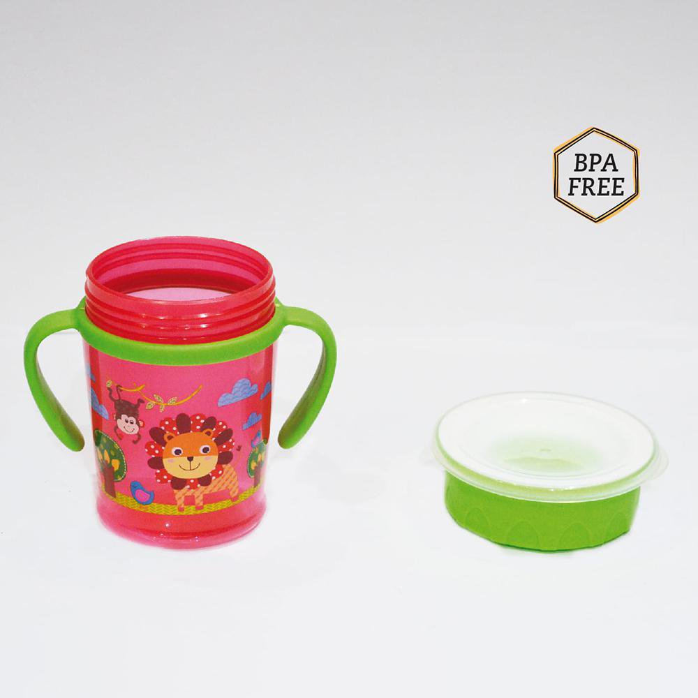  Munchkin® Miracle® 360 - Vaso para beber para niños pequeños, a  prueba de derrames, 14 onzas, color rosa : Todo lo demás