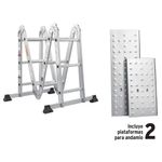 Escalera Articulada De Aluminio Con 8 Peldaños - Truper