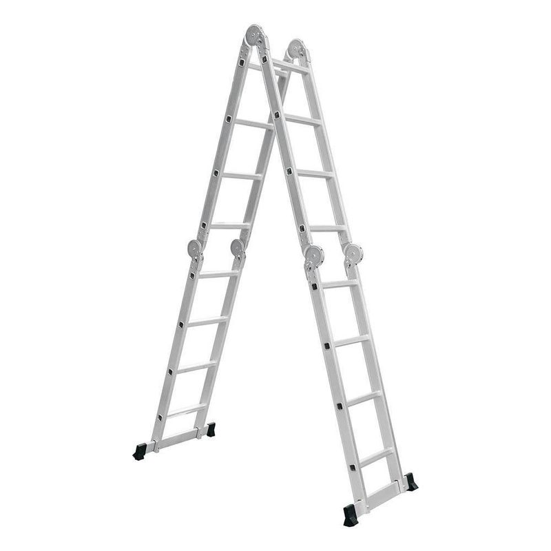 Escalera Articulada De Aluminio Con 16 Peldaños - Truper
