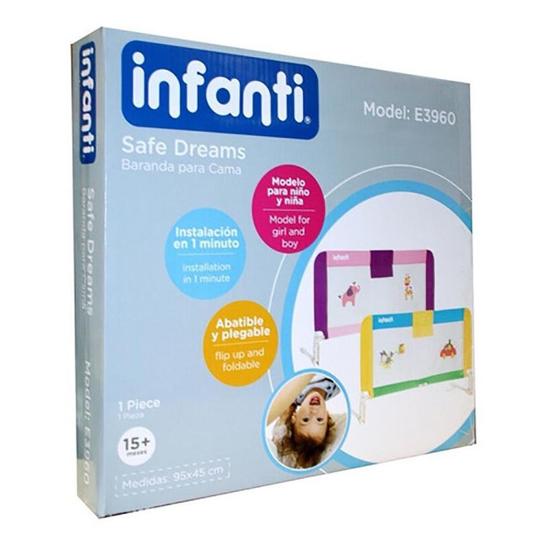Baranda De Cama Toy Box - Infanti Varios Colores