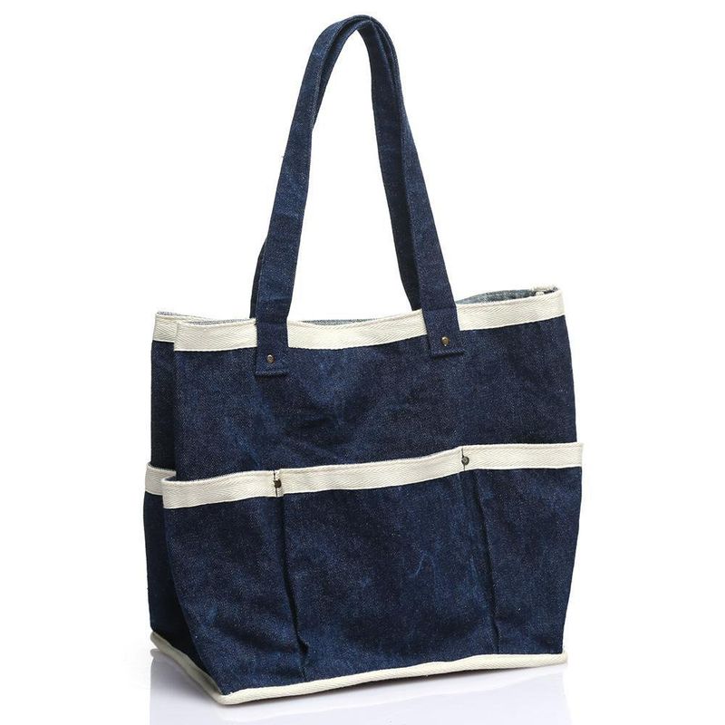 Bolsa De Lona Azul Multiusos