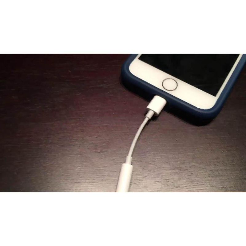 Actecom Adaptador 8 Pin Compatible Con Iphone Carga Y Audio