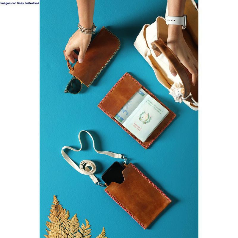 Porta Lentes De Cuero