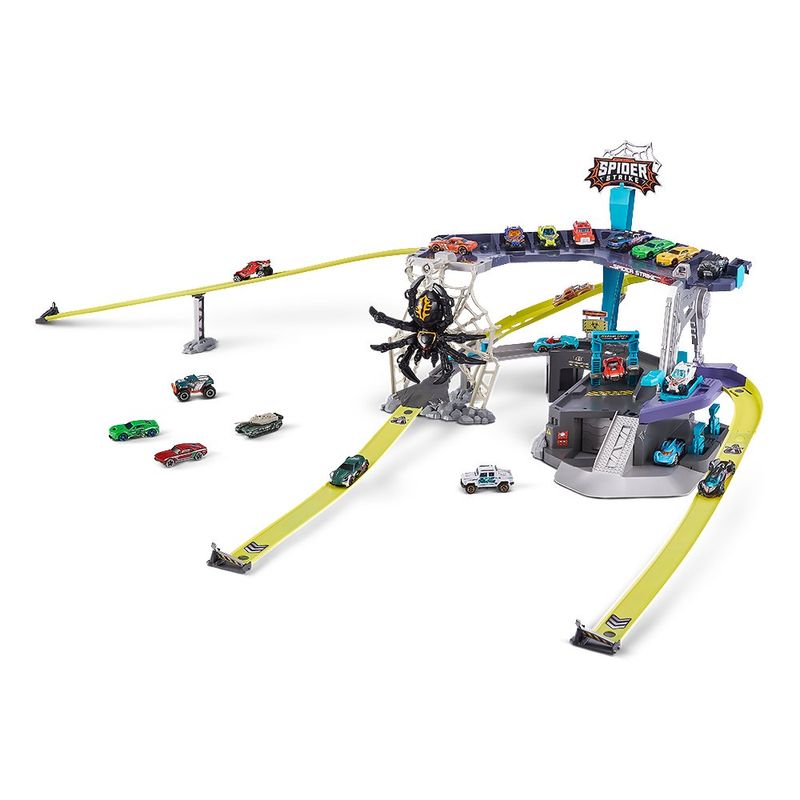 Pista hot wheels araña online
