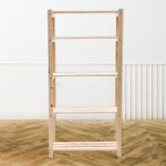 Estantería De Madera Natural 5 Niveles - Modular