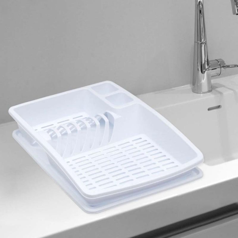 Escurridor Y Bandeja Plástica Para Platos