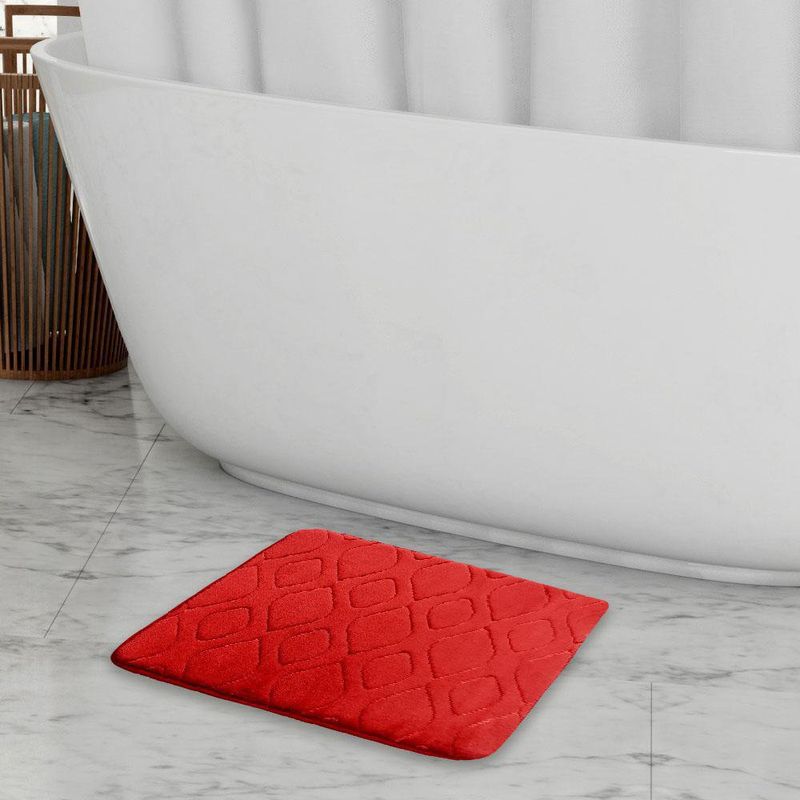Tapa blanca con Cruz Roja, alfombra antideslizante, absorbe el