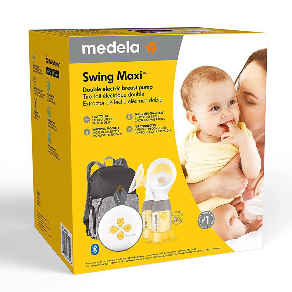 Medela Swing Maxi Flex - Sacaleches eléctrico doble, más leche en menos  tiempo, con protector mamario PersonalFit Flex y tecnología Medela de  extracción en 2 fases : : Bebé