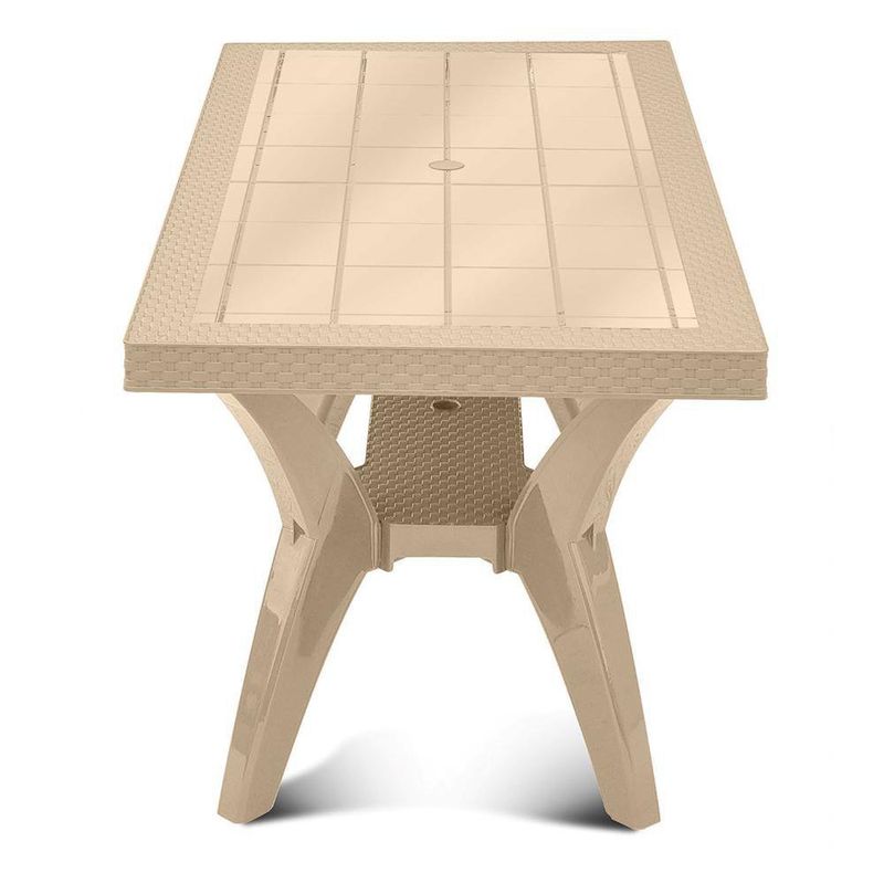 Mesa-De-Plastico-Diseño-Ratan-150X74X72.3-Cm---Guateplast-Varios-Colores