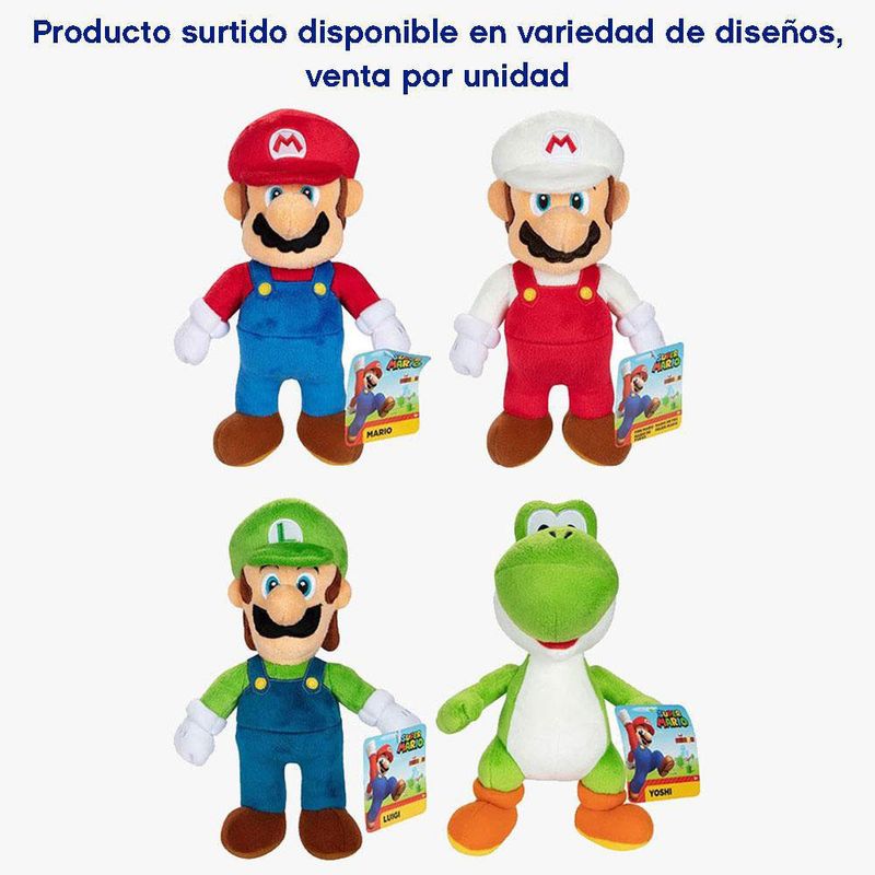 Peluche Súper Mario Plush Wave Diseños Surtidos - Nintendo
