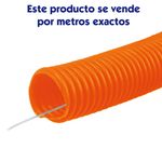 Manguera Corrugada Naranja De 3/4 Plg - Volteck