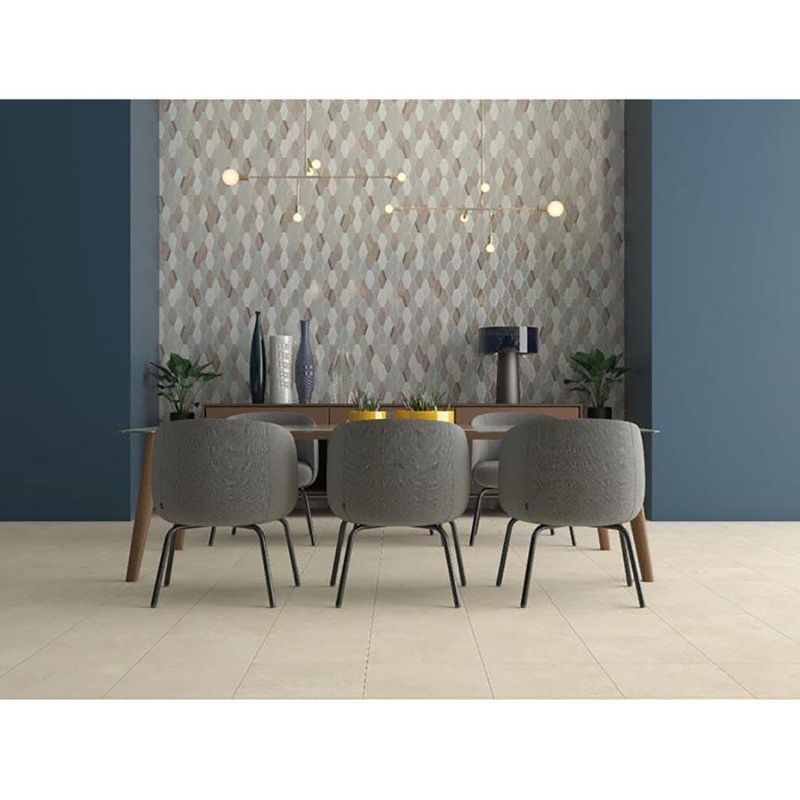 Caja De Piso Cerámico Brunei Marfil 40X40 Cm - Interceramic