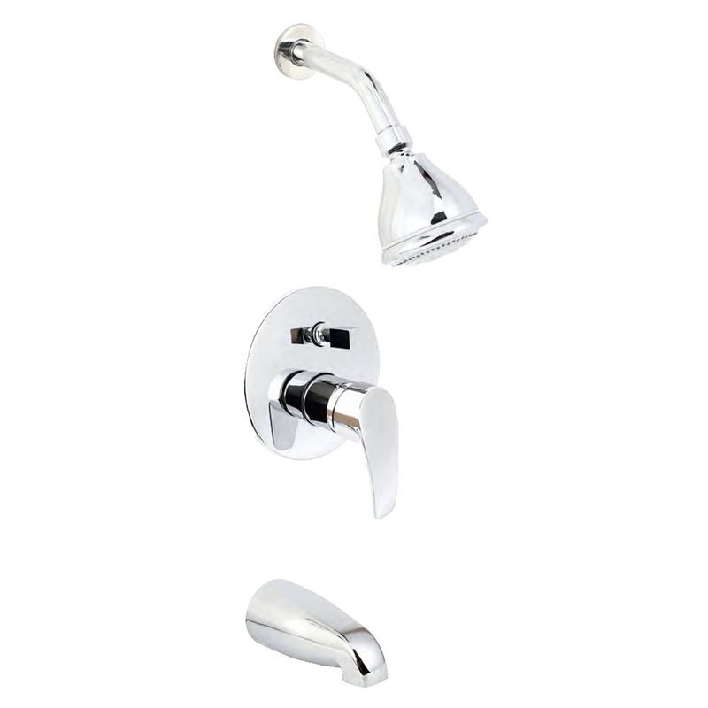 Grifo Para Ducha Monomando Con Piton Cromo - Corona