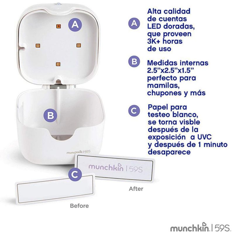 Esterilizador De Mamones Ultravioleta Mini - Munchkin