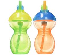 Set De Vasos Click Lock Flip Con Pajilla 9 Oz 2 Pzas - Munchkin