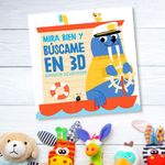 Libro En 3D Mira Bien Y Búscame Amigos Acuáticos - Yoyo Books