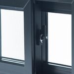 Ventana De Pvc Corrediza Negra - Varios Tamaños