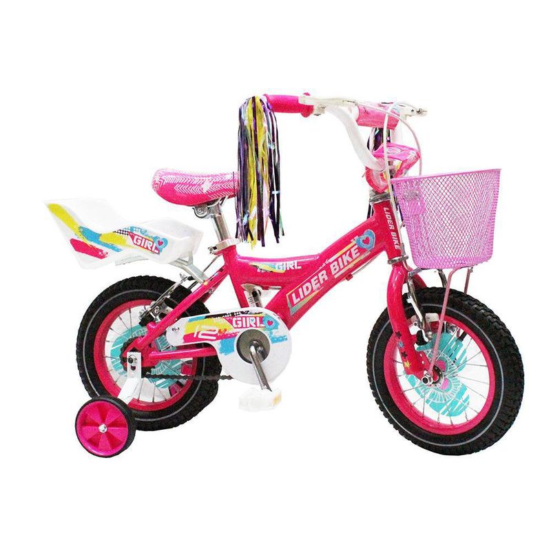 Bicicleta Bl48 Para Niña Fucsia - Lider Bike