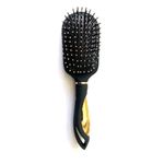 Cepillo Para Cabello Negro Y Dorado - Viva