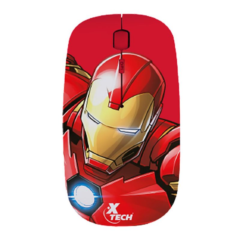 Mouse Inalámbrico Diseño Iron Man - Xtech