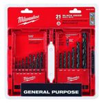 Set De Brocas 21 Pzas - Milwaukee Electric