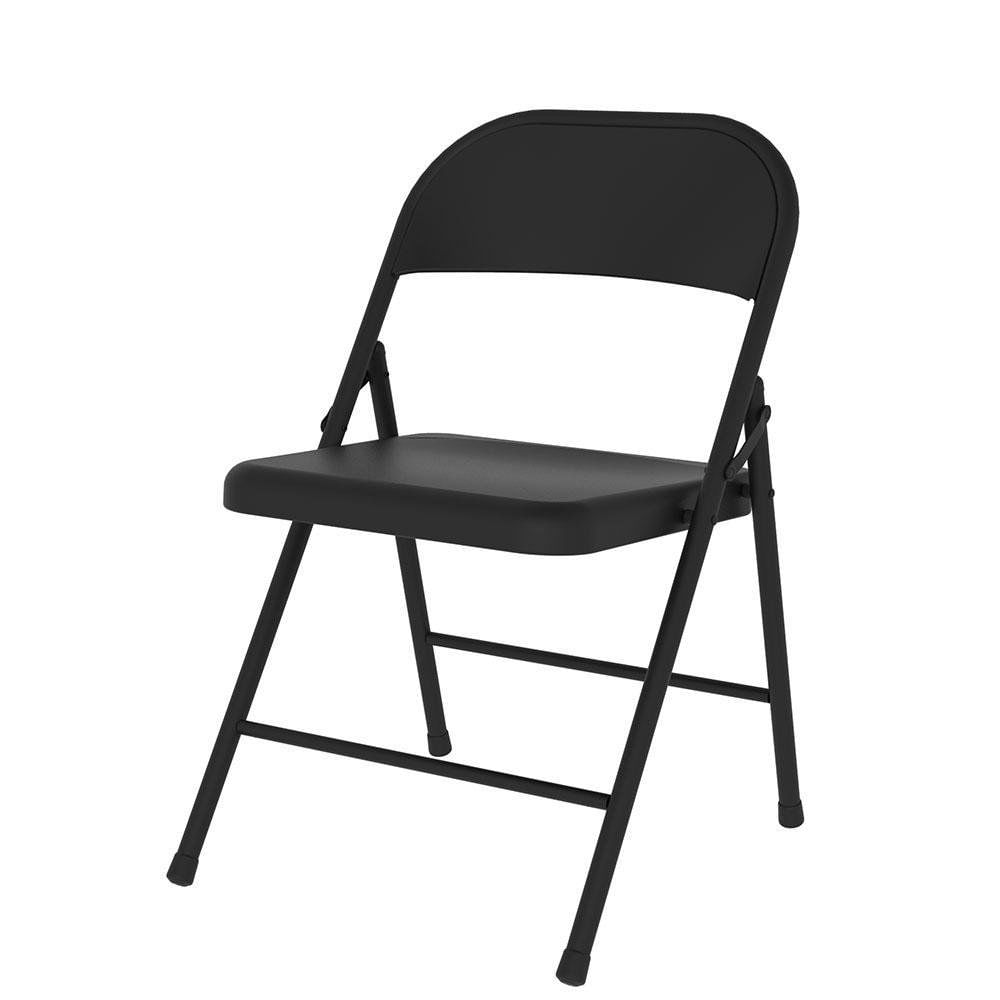 PYC Pack 6 sillas plegables Motilleja plástico Negro - Pentágono Universal,  S.L. - Tu papelería online