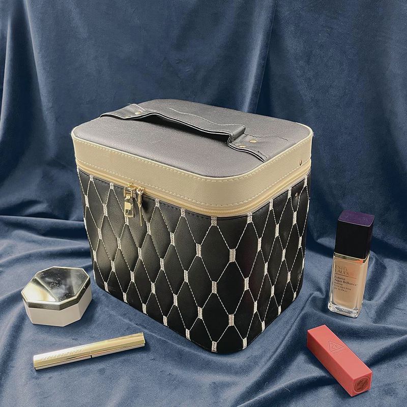 Caja Organizadora Para Maquillaje Negra - Viva