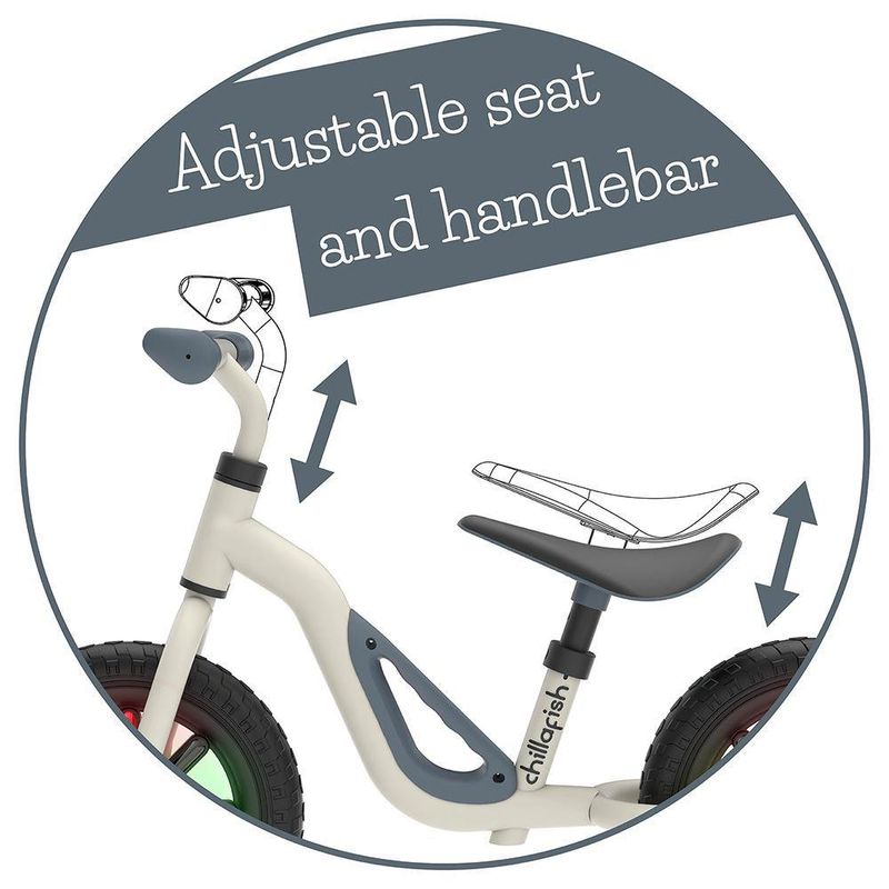 Soporte Para Bicicleta De Equilibrio Infantil - Para Ruedas De 10 Y 12 Pulgadas, Diseño A Presión, Fácil Almacenamiento - Color Blanco