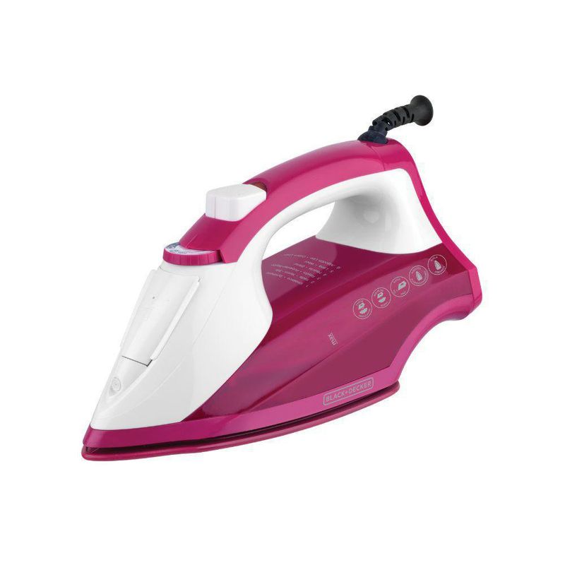 Plancha Cerámica Smartsteam Fucsia - Black & Decker