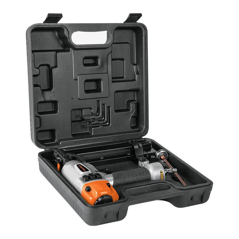 Clavadora Y Engrapadora Neumática Profesional Calibre 18 - Truper